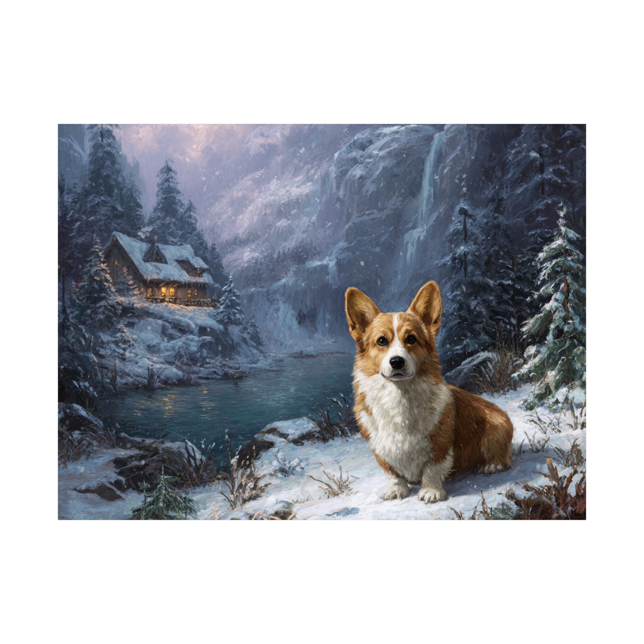 Welsh Corgi 5- Winter Whiskers Collection