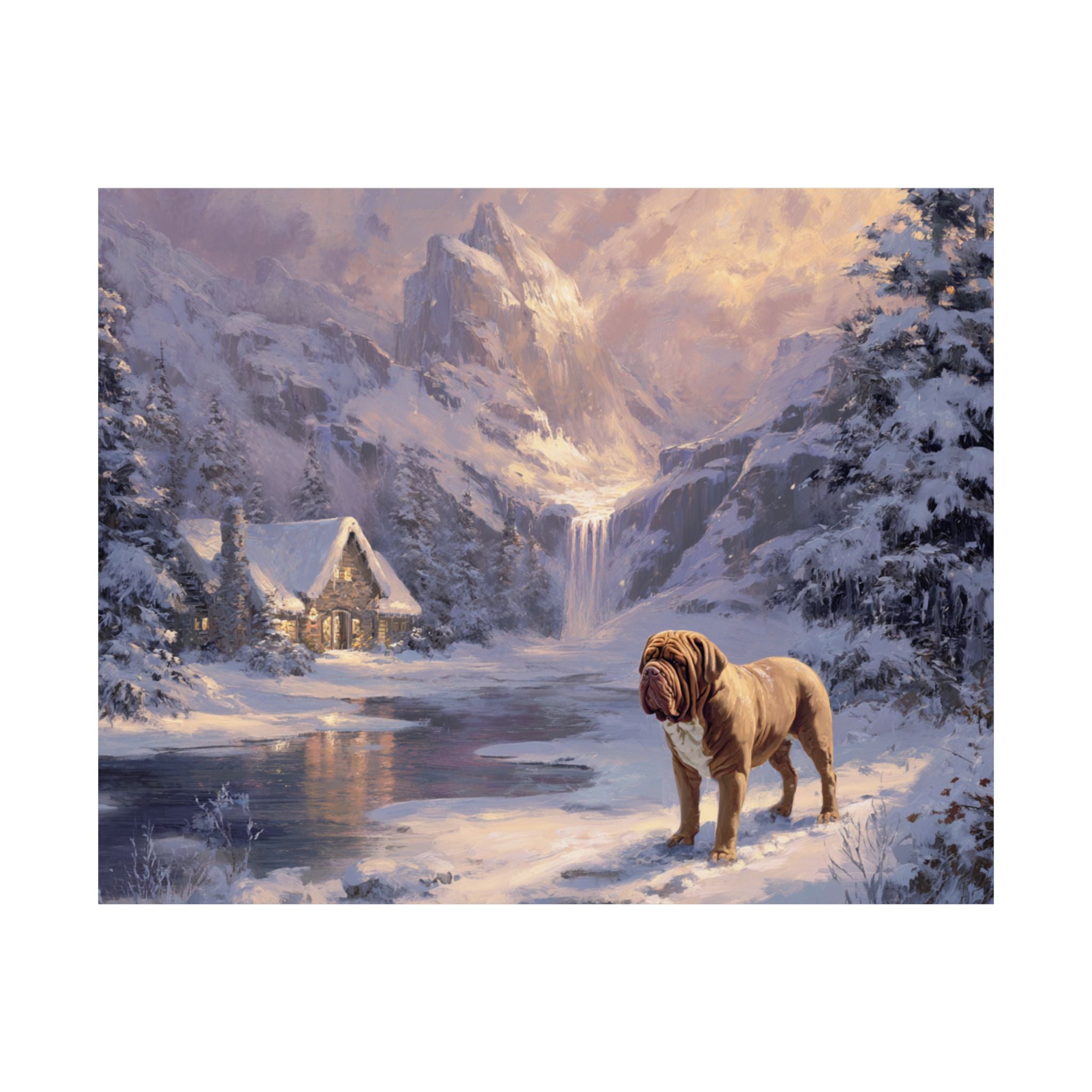French Mastiff 2- Winter Whiskers Collection