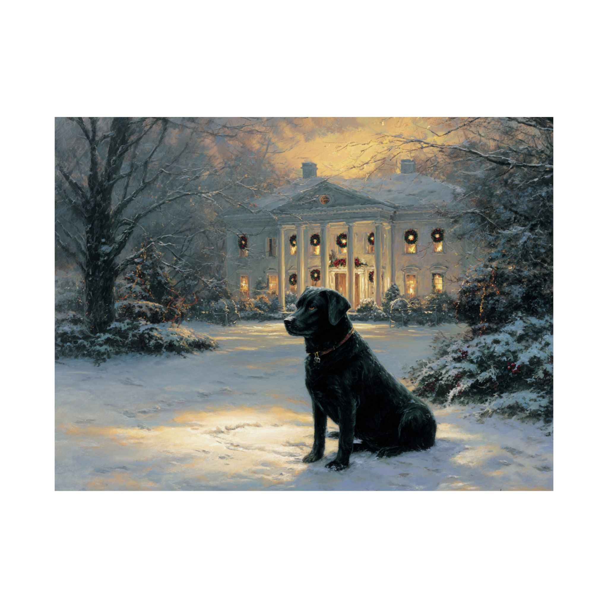 Labrador Retriever 3- Home for the Holidays Collection