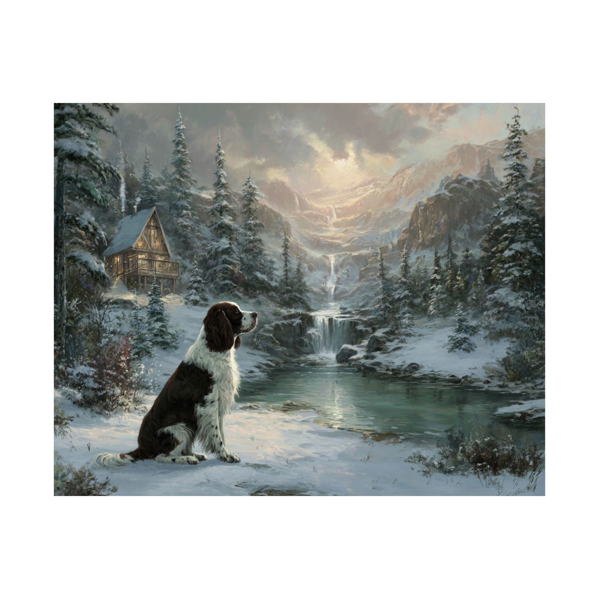 Springer Spaniel 4- Winter Whiskers Collection