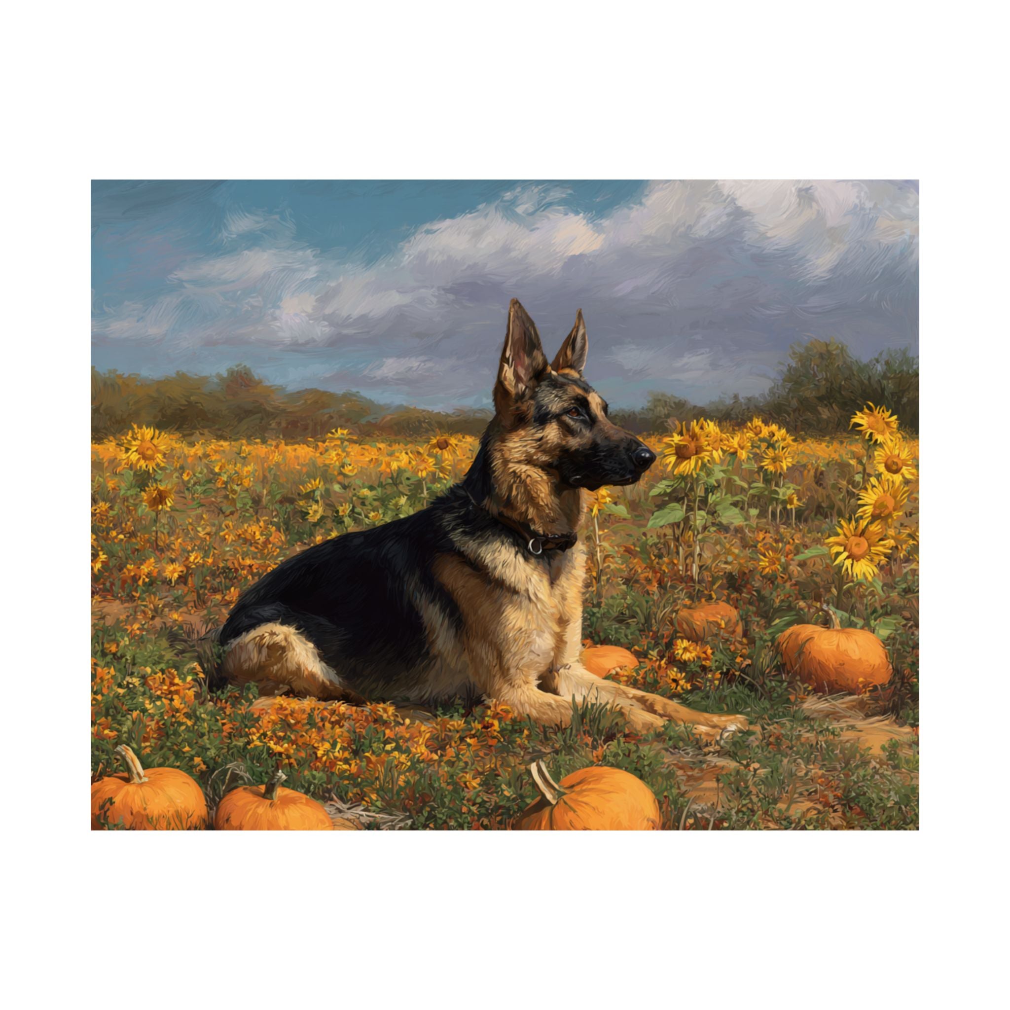 German Shepherd 1- Sunflower Season Collection