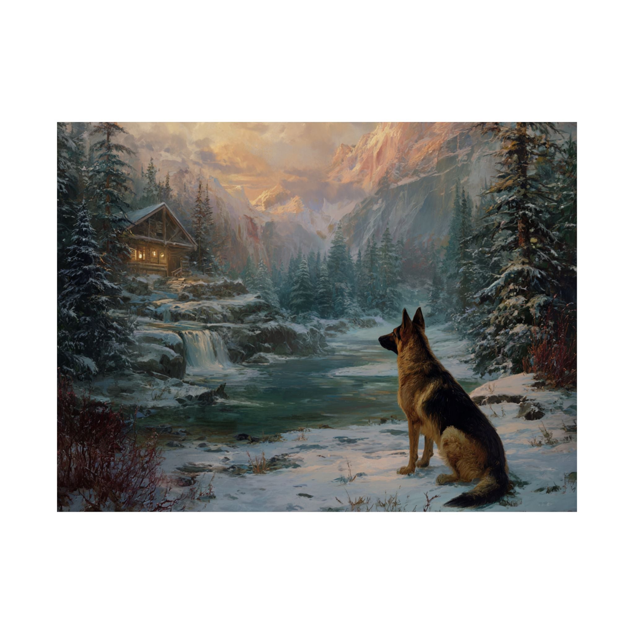 German Shepherd 5- Winter Whiskers Collection