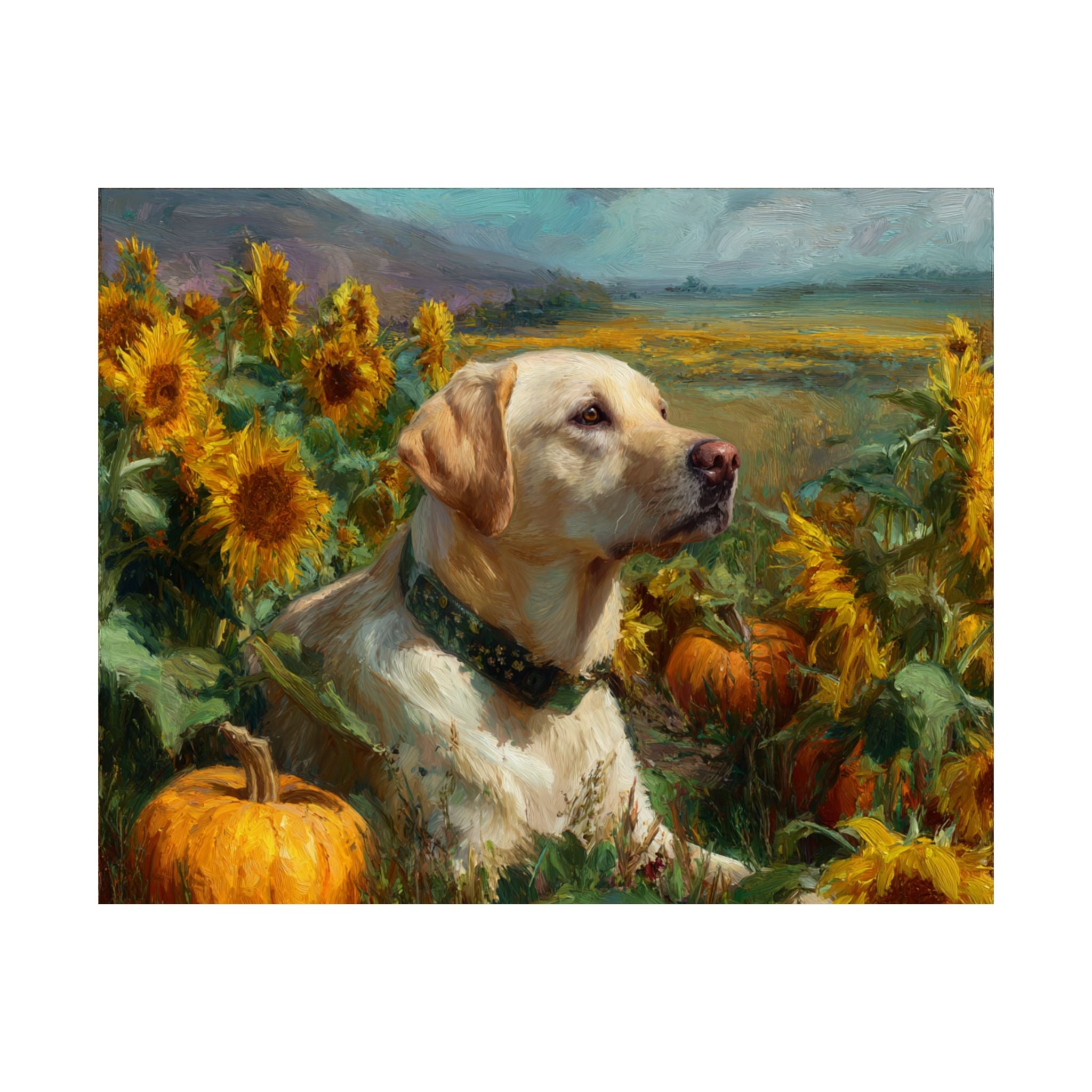 Labrador Retriever 4- Sunflower Season Collection