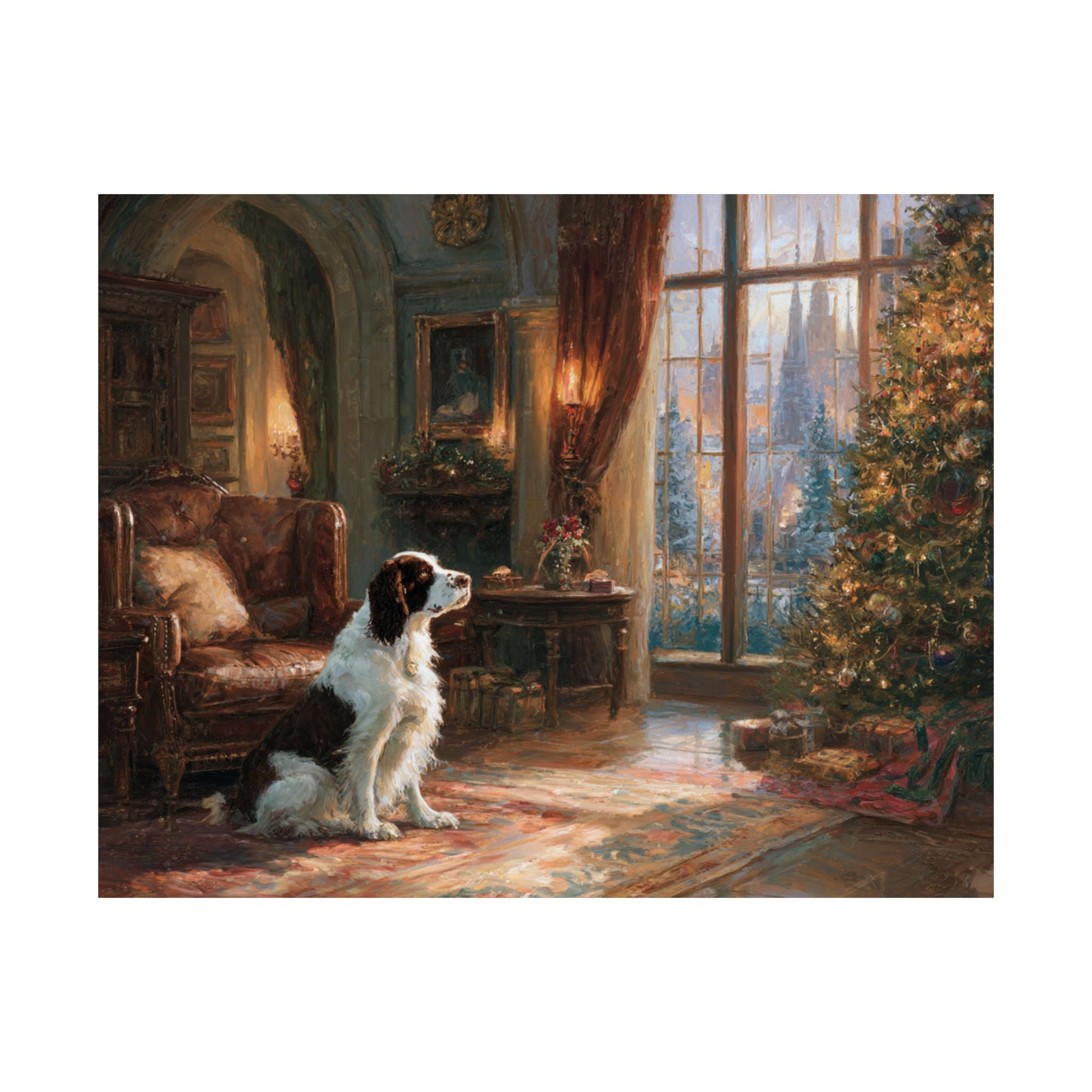 Springer Spaniel 6- Cozy Christmas Collection