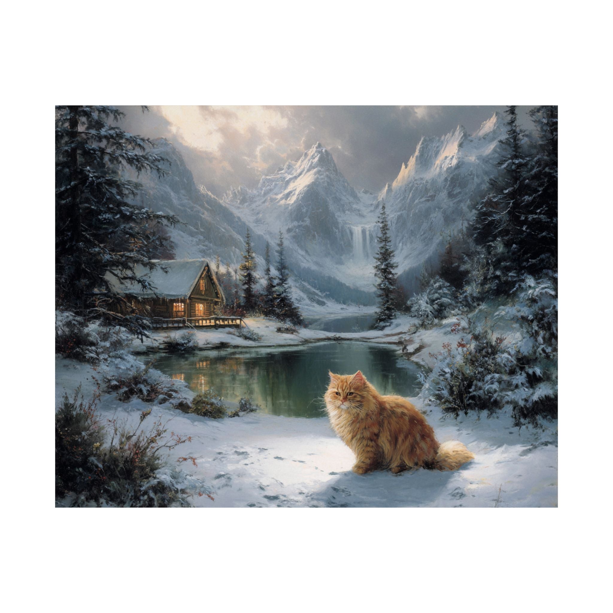 Persian Cat 1- Winter Whiskers Collection