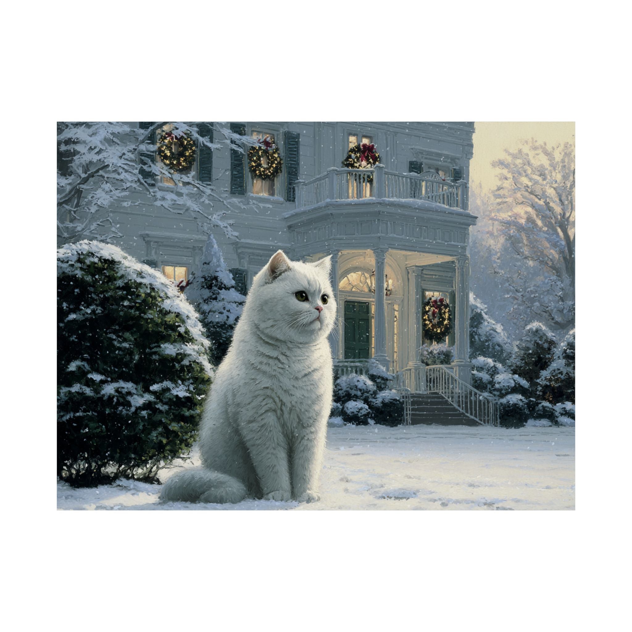 British Short Hair Cat 2- Home for the Holidays Collection