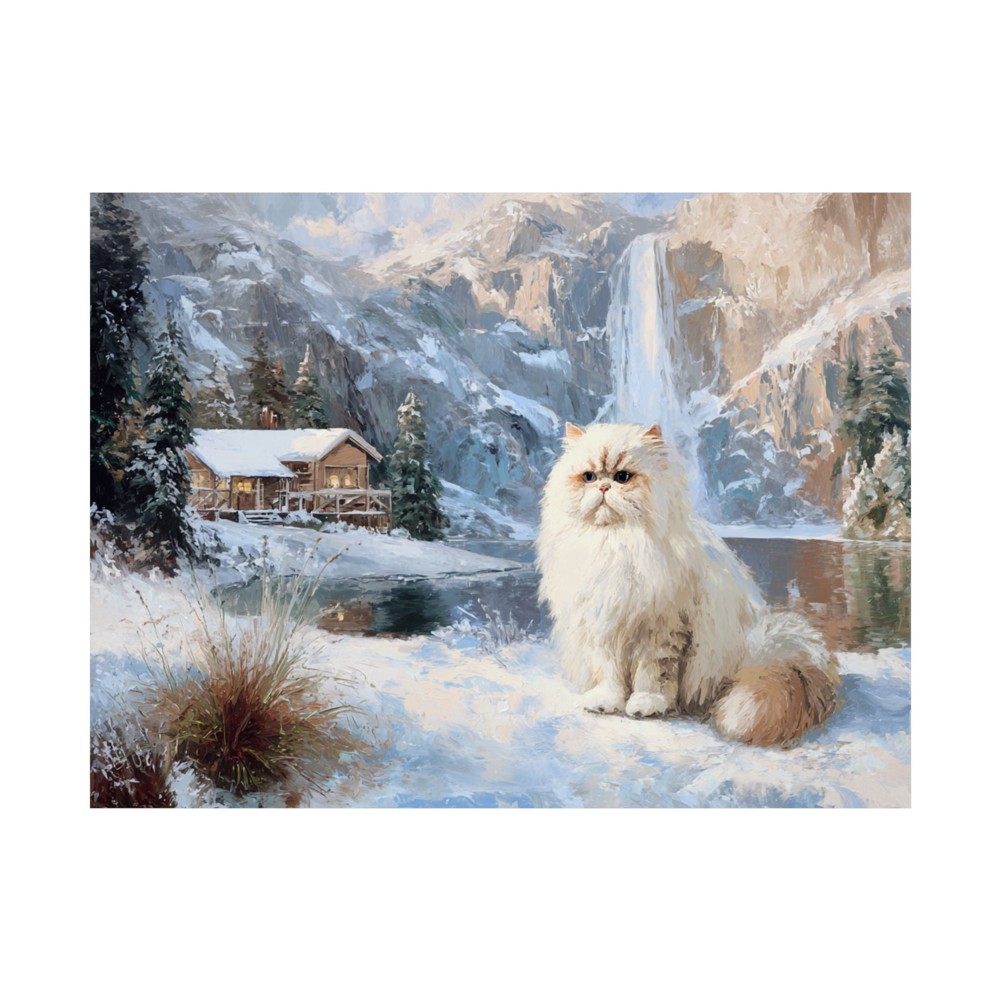 Persian Cat 2- Winter Whiskers Collection