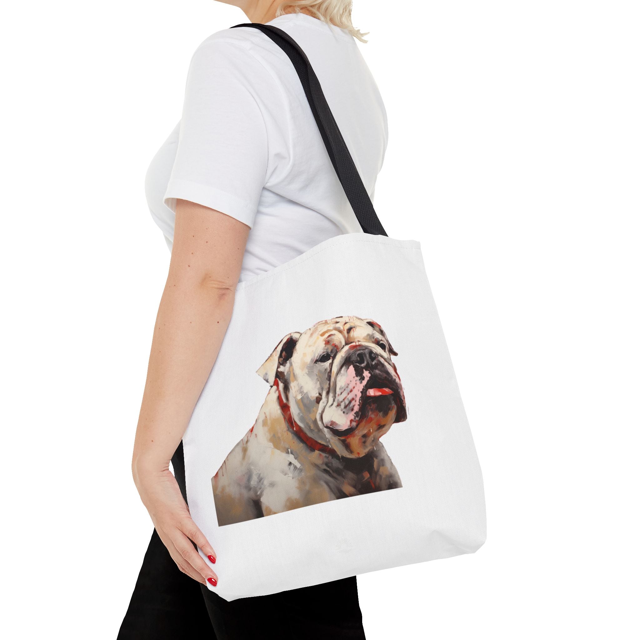 Bulldog Art Tote Bag