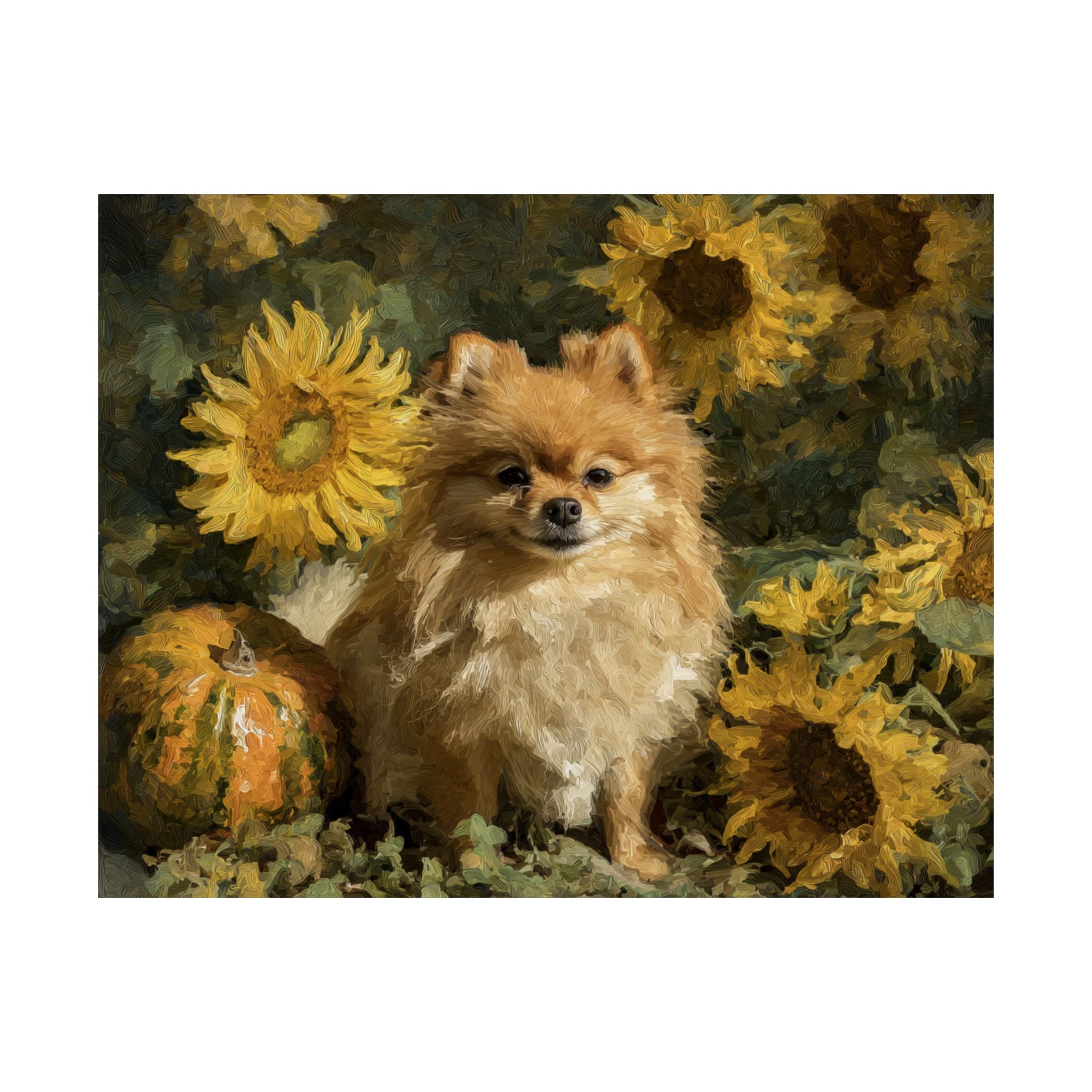 Pomeranian 1- Sunflower Season Collection
