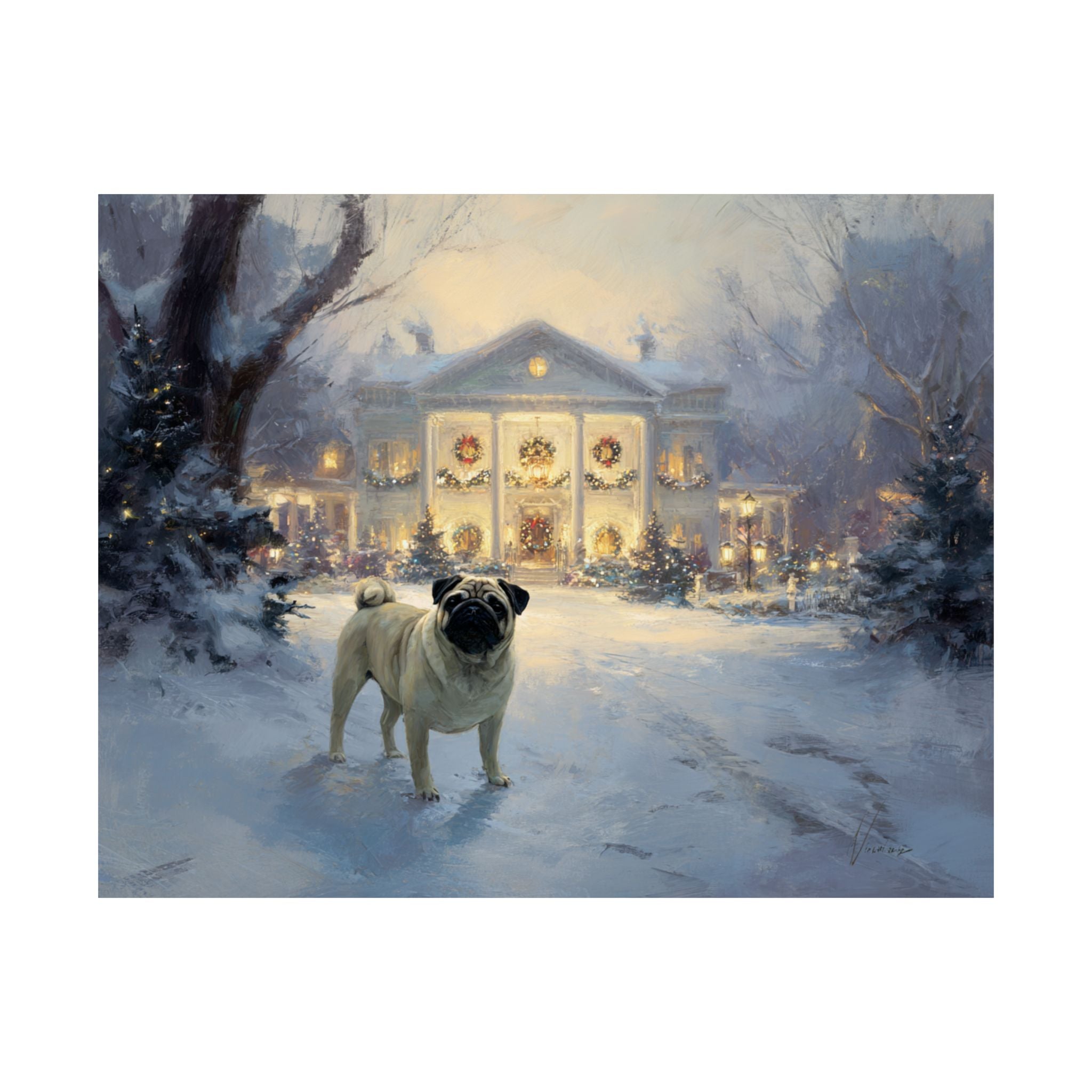 Pug 1- Home for the Holidays Collection